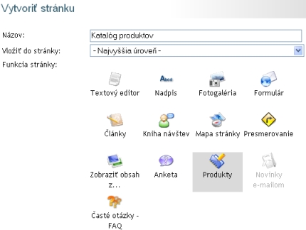 eshop - pridávanie nových kategórií